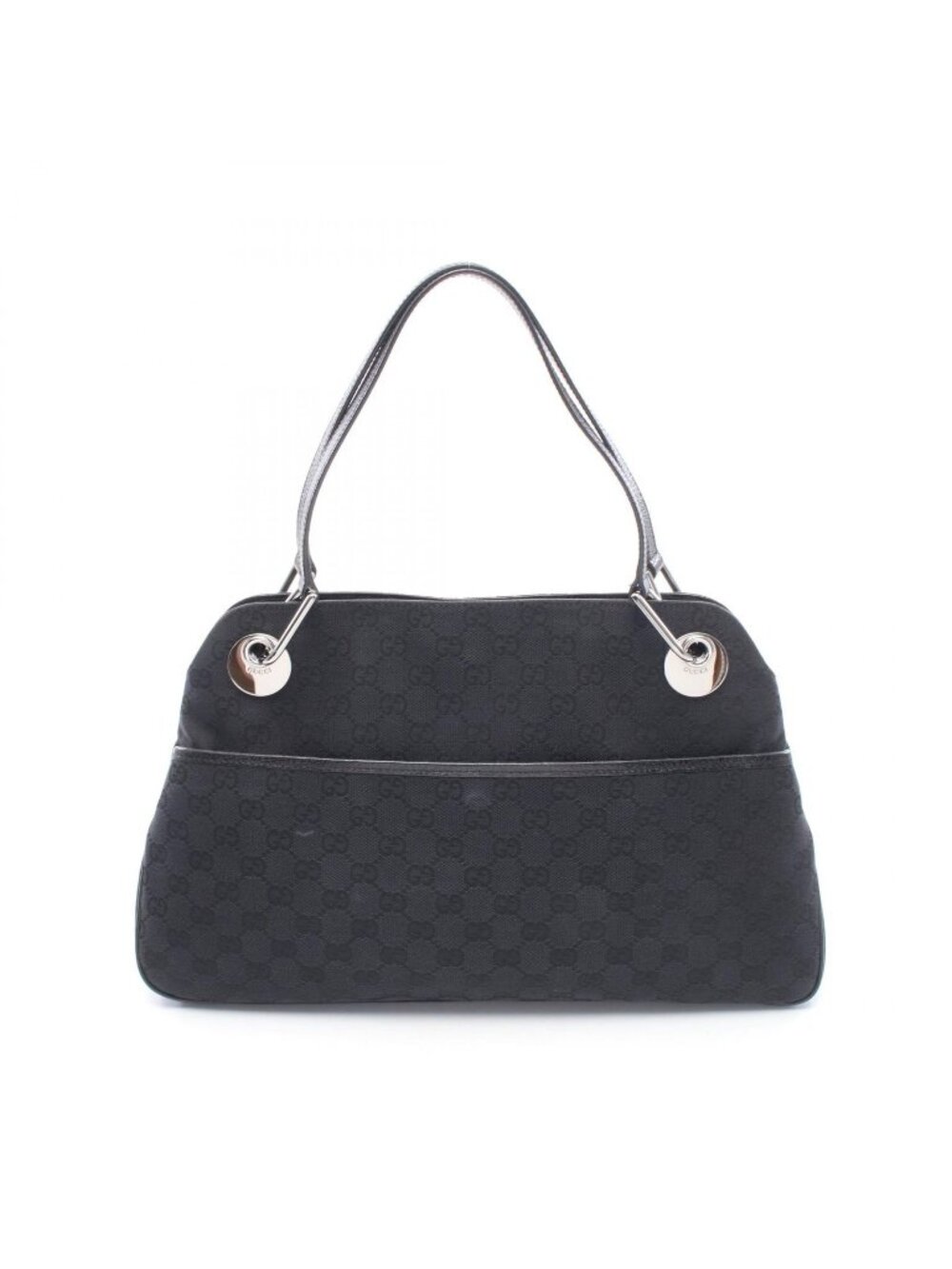 Gucci Shoulder Bag GG Canvas Black